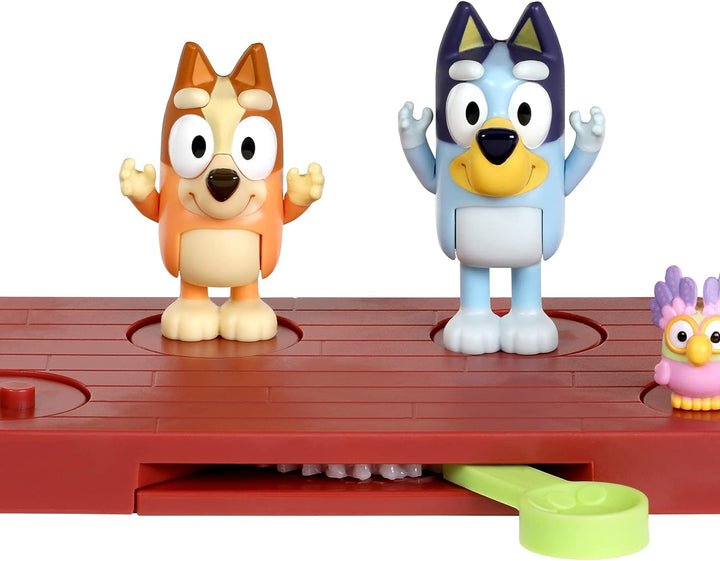 Bluey Ultimate Lights & Sounds Furnished Playhouse Official Collectable 2.5 inch Posable Figures and Accessories