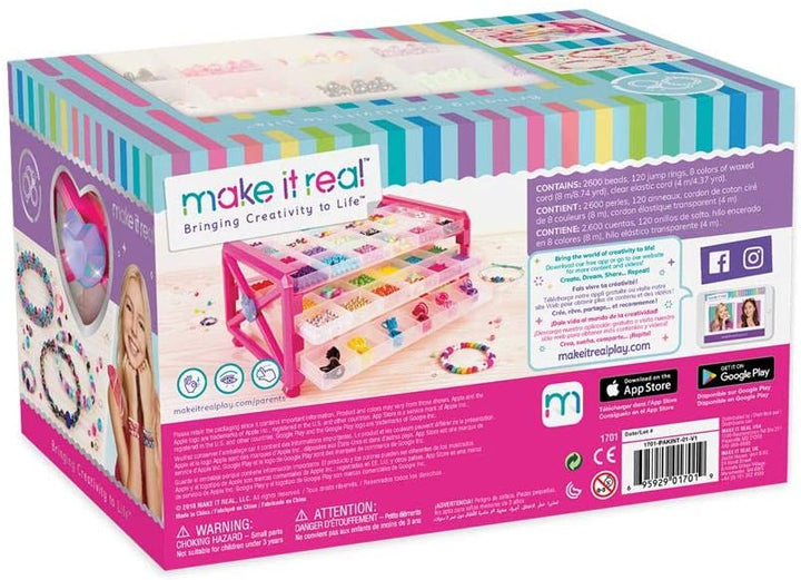 Make It Real Set Deluxe Perlen (2.700 Stück) Mehrfarbig