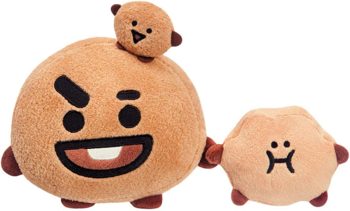 AURORA, 61462, BT21 Official Merchandise, SHOOKY Soft Toy, Small, Brown