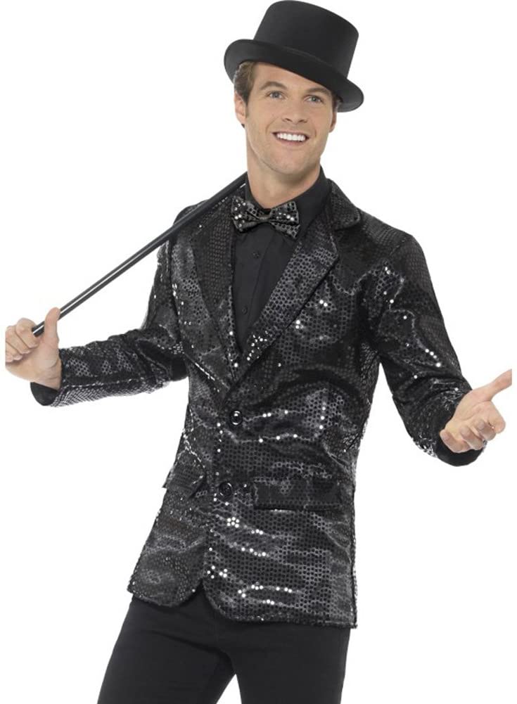 Smiffys 46984M Sequin Men's Jacket (Medium)