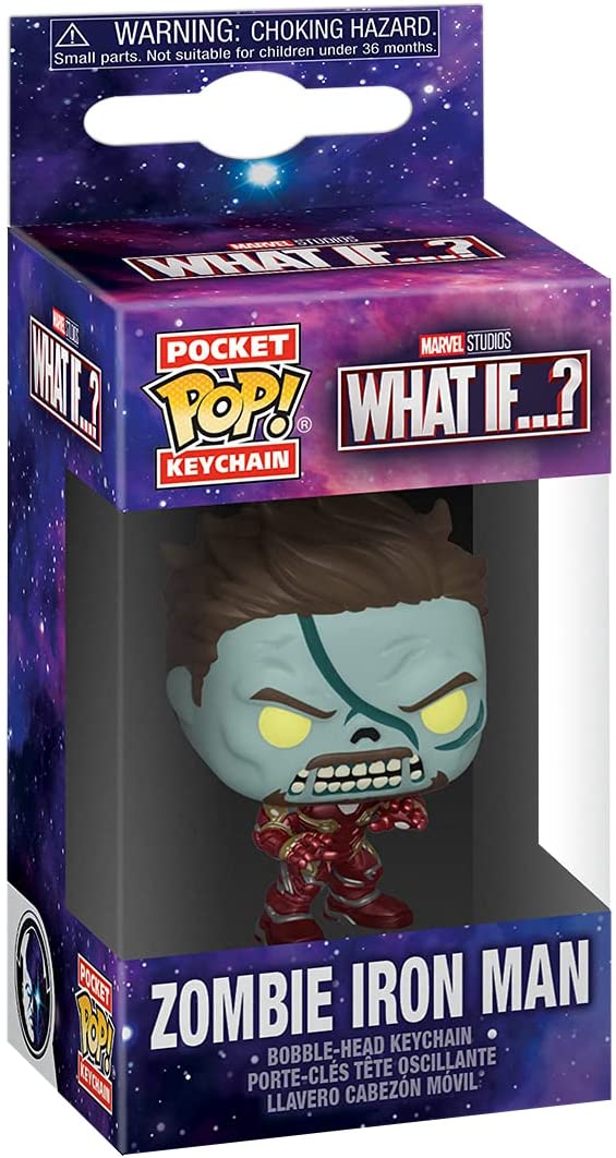 Marvel Studios What If Zombie Iron Man Funko 57400 Pocket Pop!