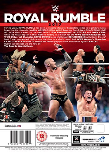 WWE: Royal Rumble 2017 [DVD] - Action [DVD]