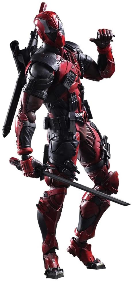 Square-Enix Marvel Comics Universe Variant Play Arts Kai Deadpool Action Figure, Multicolor