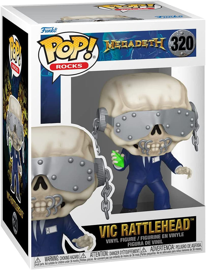 POP Rocks: Megadeth - Vic Rattlehead Funko 65772 Pop! Vinyl #320