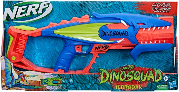 Nerf DinoSquad Terrodak - 12 Nerf Elite Darts - Dinosaur Design