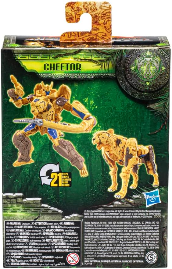 Transformers Movie 7 Rise of the Beasts Deluxe Class Cheetor Action Figure