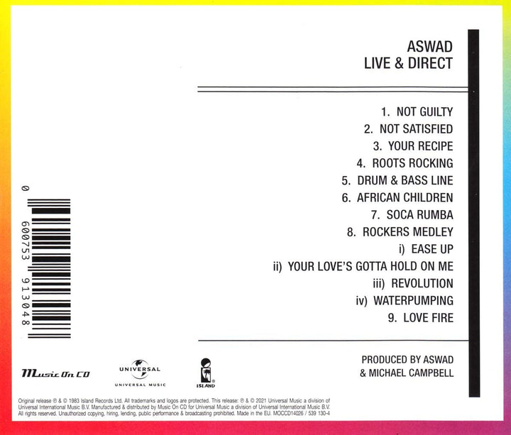 Aswad - Live and Direct [Audio CD]