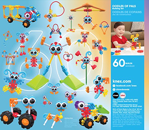 Kid K'NEX Oodles of Pals Building Set - 116 Pieces - Ages 3+