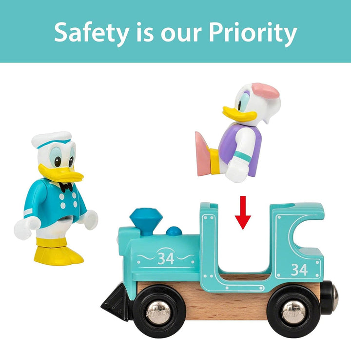 BRIO Disney Donald & Daisy Duck Train for Kids Age 3 Years Up