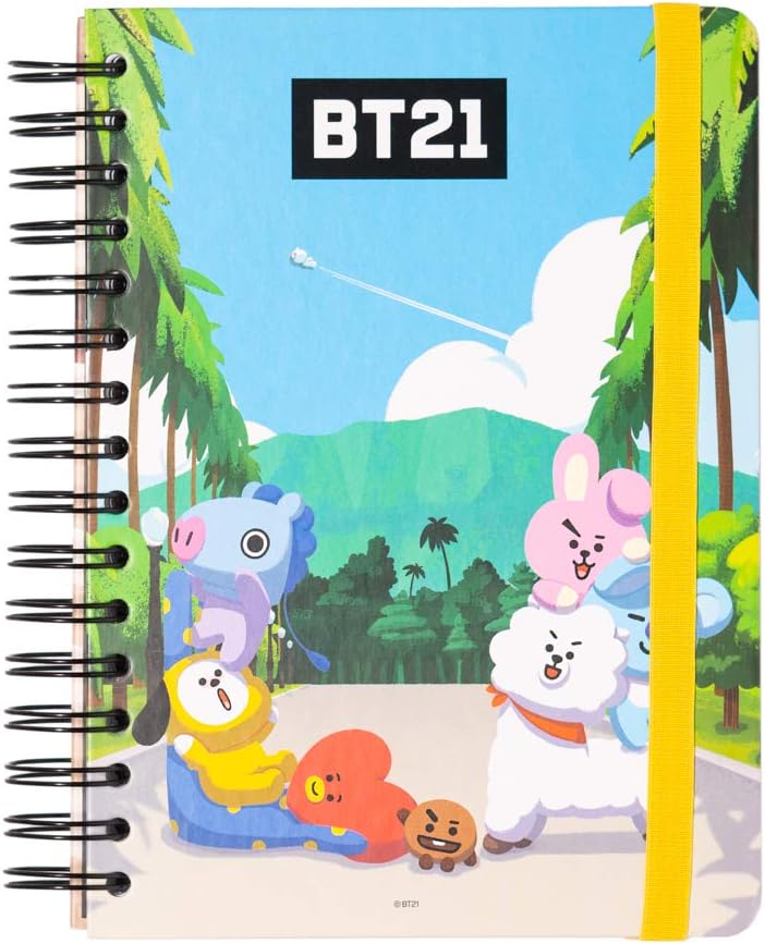 BT21 Official Merchandise A5 Notebook | Bullet Journal