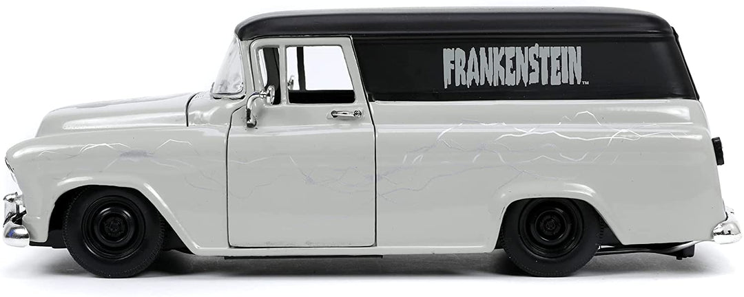 Jada Toys 253255032 Frankenstein 1957 Chevy Suburban 1:24, Grau