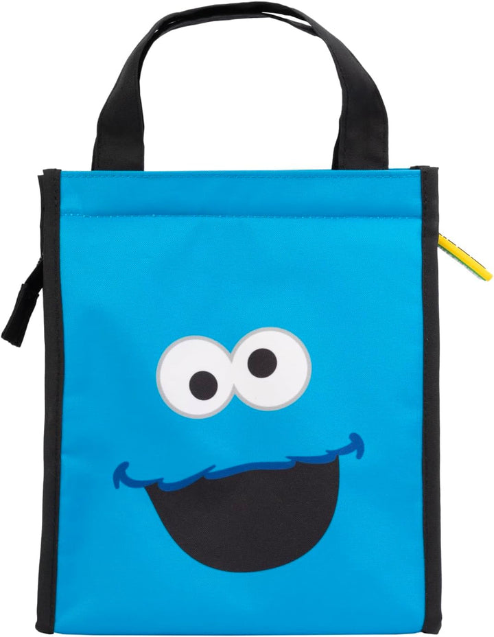 Grupo Erik Sesame Street Lunch Bag | 8 x 9 x 5 inches - 20 x 23 x 13 cm