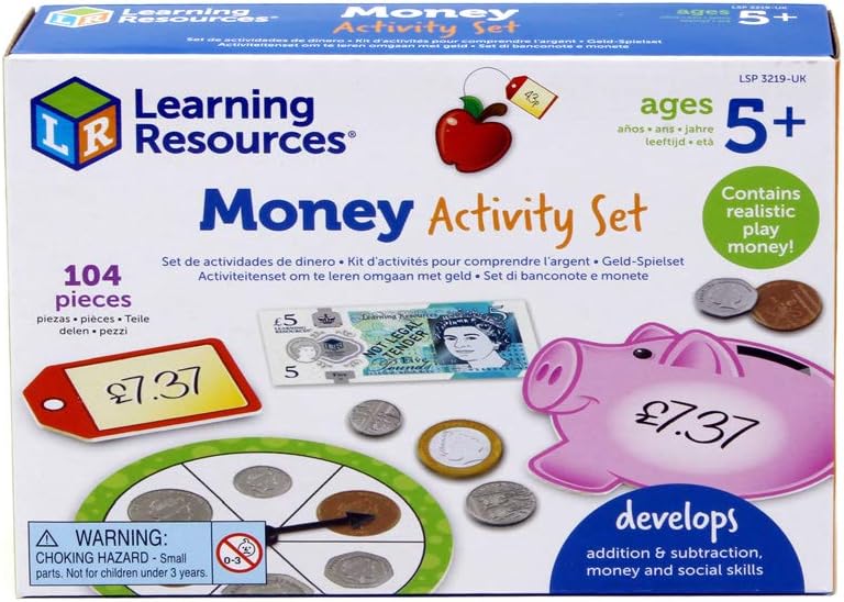 Learning Resources LSP3219-UK Money Activity Set