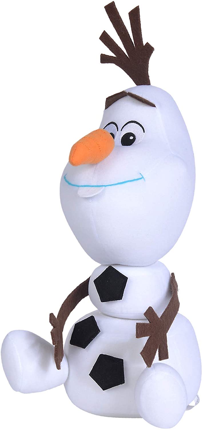 Disney 6315877559 Olaf Snowman Plush Toy-30 cm, Multicoloured