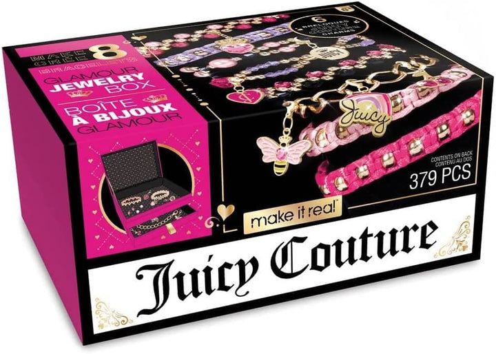 Make It Real Juicy Couture Jewellery Box DIY Bracelets Craft Creative Set 4461 P