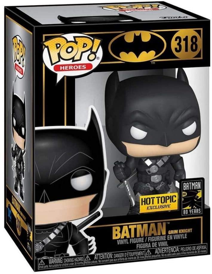 Batman's 80th Anniversary Batman (Grim Knight) Exclusive Funko 46052 Pop! Vinyl #318 - Yachew