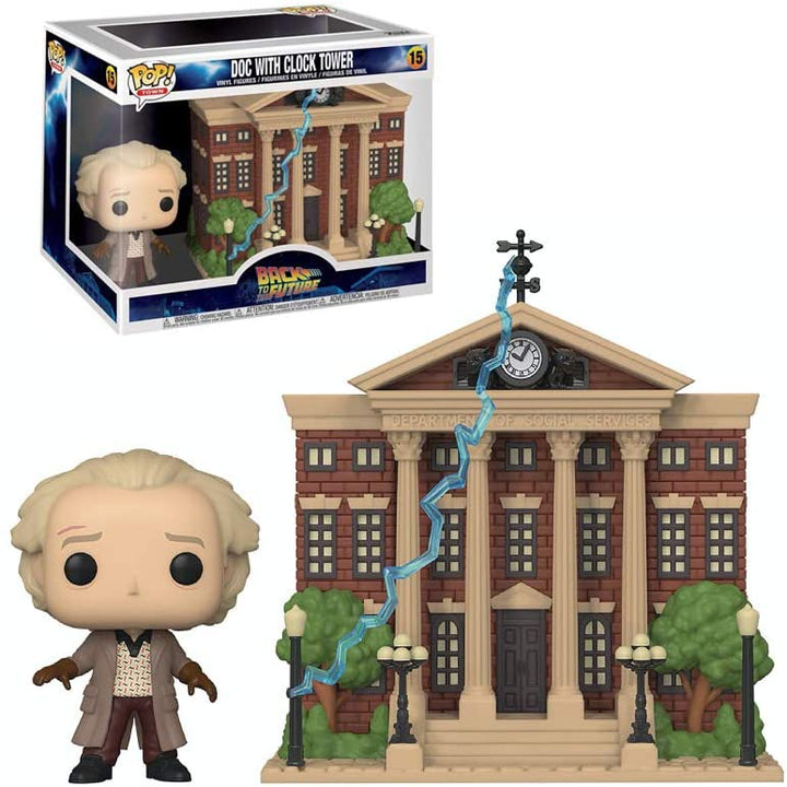 Zurück in die Zukunft Doc mit Clock Tower Funko 46910 Pop! Vinyl #15