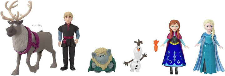 Disney Frozen Toys, Frozen Story Pack with 6 Key Characters, Small Dolls, Figures and Accessories