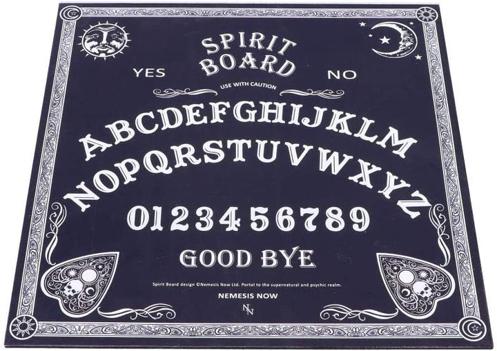 Nemesis Now Black and White Spirit Board with Planchette, MDF/Polyester