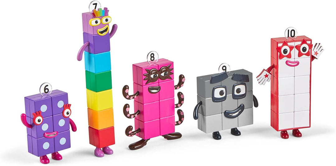 Learning Resources Numberblocks Friends Six to Ten, Play Figures, Official Colle