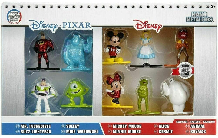 Jada Disney Nano Metalfigs Die-Cast Mini-Figuren 10er-Pack