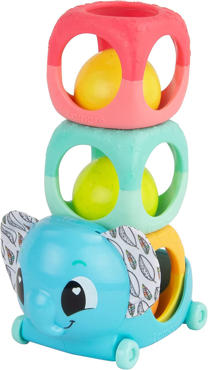 Lamaze Stack N Roll Lock N Blocks Activity Toy