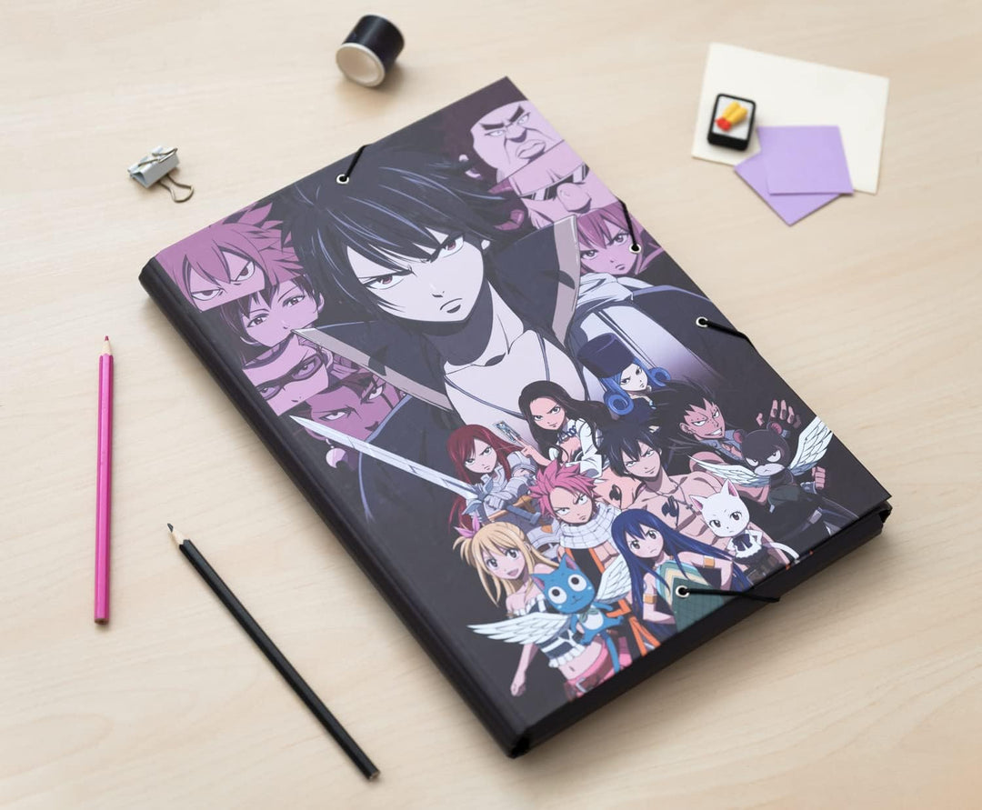 Grupo Erik Fairy Tail Premium A4 File Folder - 13.4 x 10 Inch / 34 x 25.5 cm