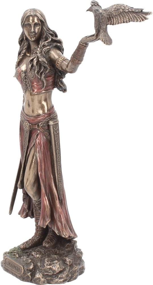 Nemesis Now Morrigan and Crow Figurine 28 cm Bronze