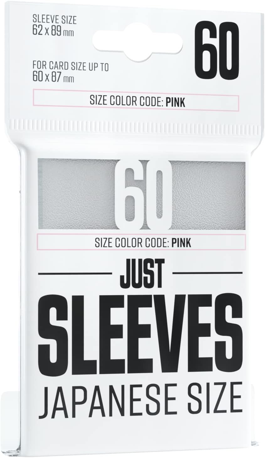 GGX10015 - Just Sleeves - Japanese Size, White (60 Sleeves)