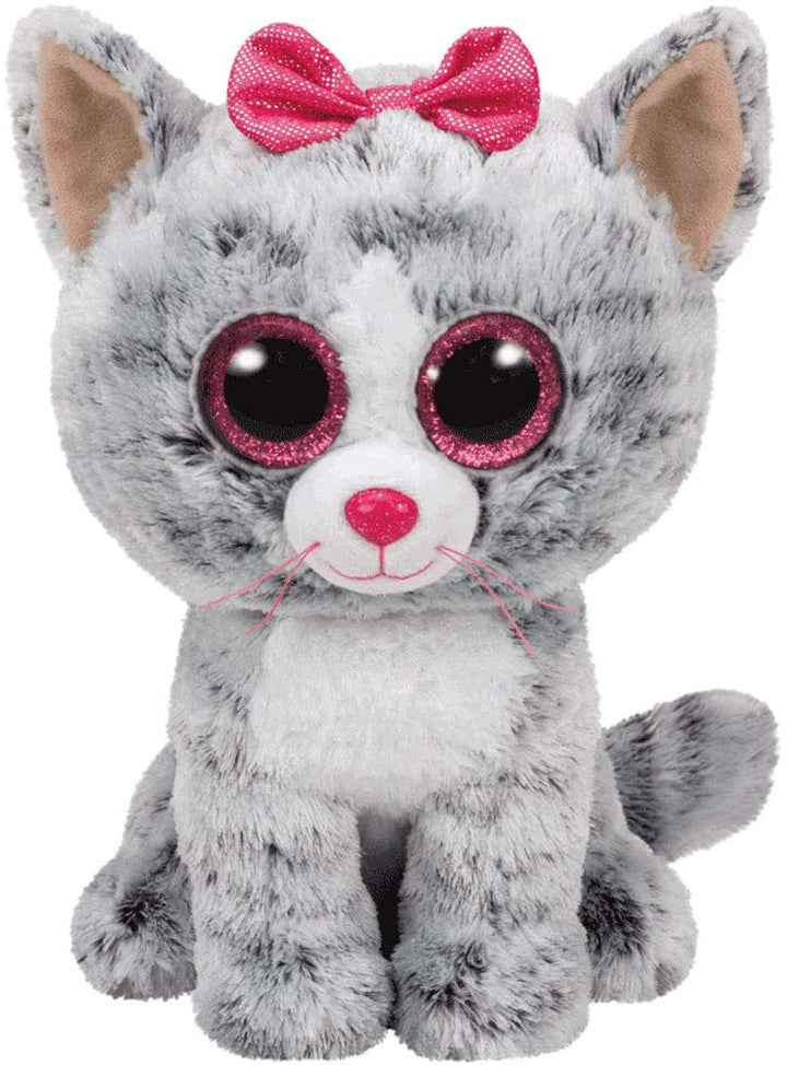 TTy Beanie Baby Soft Toy Multicoloured, ty36250 Heather the Unicorn Cat 15cm & B