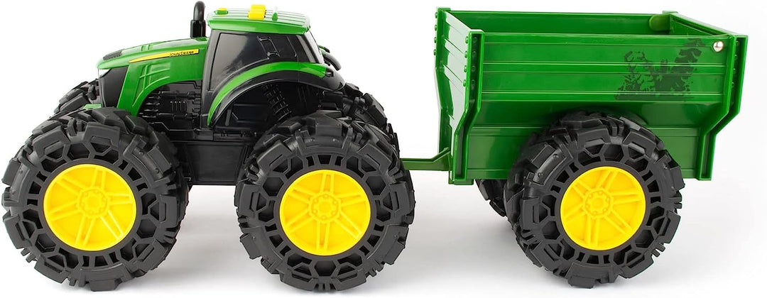 John Deere Kids 736 47353 EA John Deere Lights & Sounds Tractor with Wagon