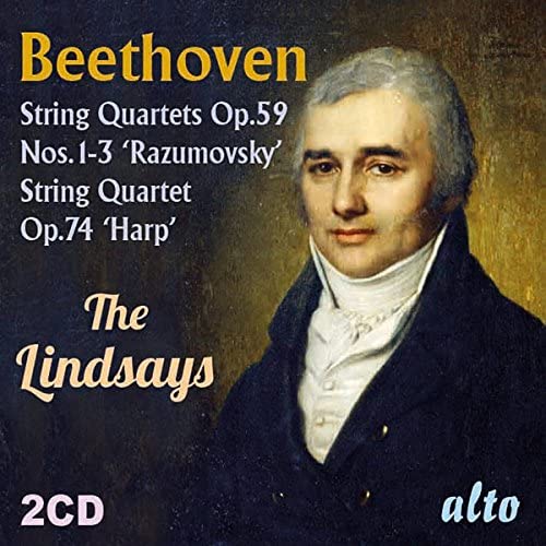 Beethoven: String Quartets, Op. 59, Nos. 1-3, 'razumovsky'/...- Lindsays, the  [Audio CD]