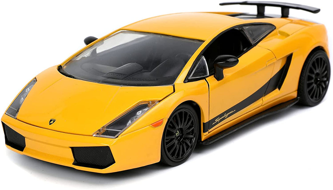 Jada 253203067 Fast & Furious Lamborghini Gallardo 1:24 Scale DIE-CAST Replica CAR, Yellow