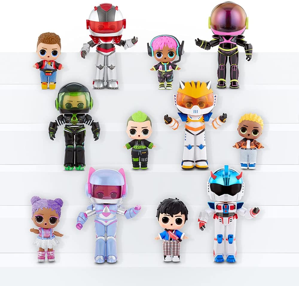 LOL Surprise Boys Arcade Heroes – Action Figure Doll - With 15 Surprises, 6 Piece Hero Suit and Accessories