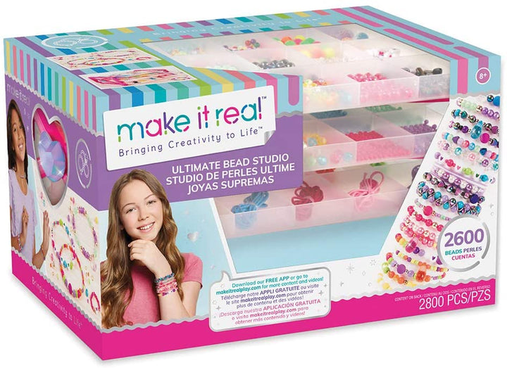 Make It Real Set Deluxe Perlen (2.700 Stück) Mehrfarbig