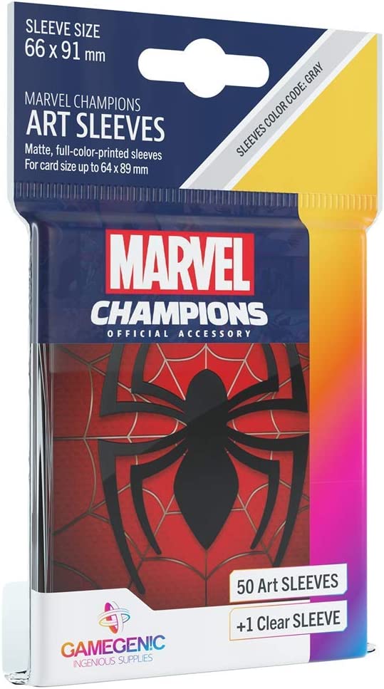 Gamegenic Marvel Champions Art Sleeves - Spider Man (50)