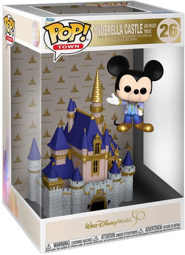 Walt Disney World 50 Cinderella Castle and Mickey Mouse Funko 58965 Pop! Vinyl #26