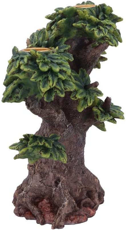 Nemesis Now U4925R0 Kerzenhalter, Waldflammenbaum, Geistermann, Ornament, braun a