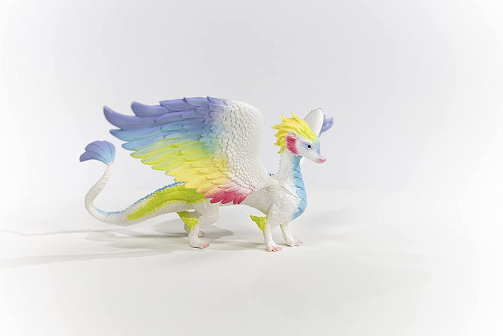 SCHLEICH 70728 bayala Rainbow Dragon Figurine, Multicolored