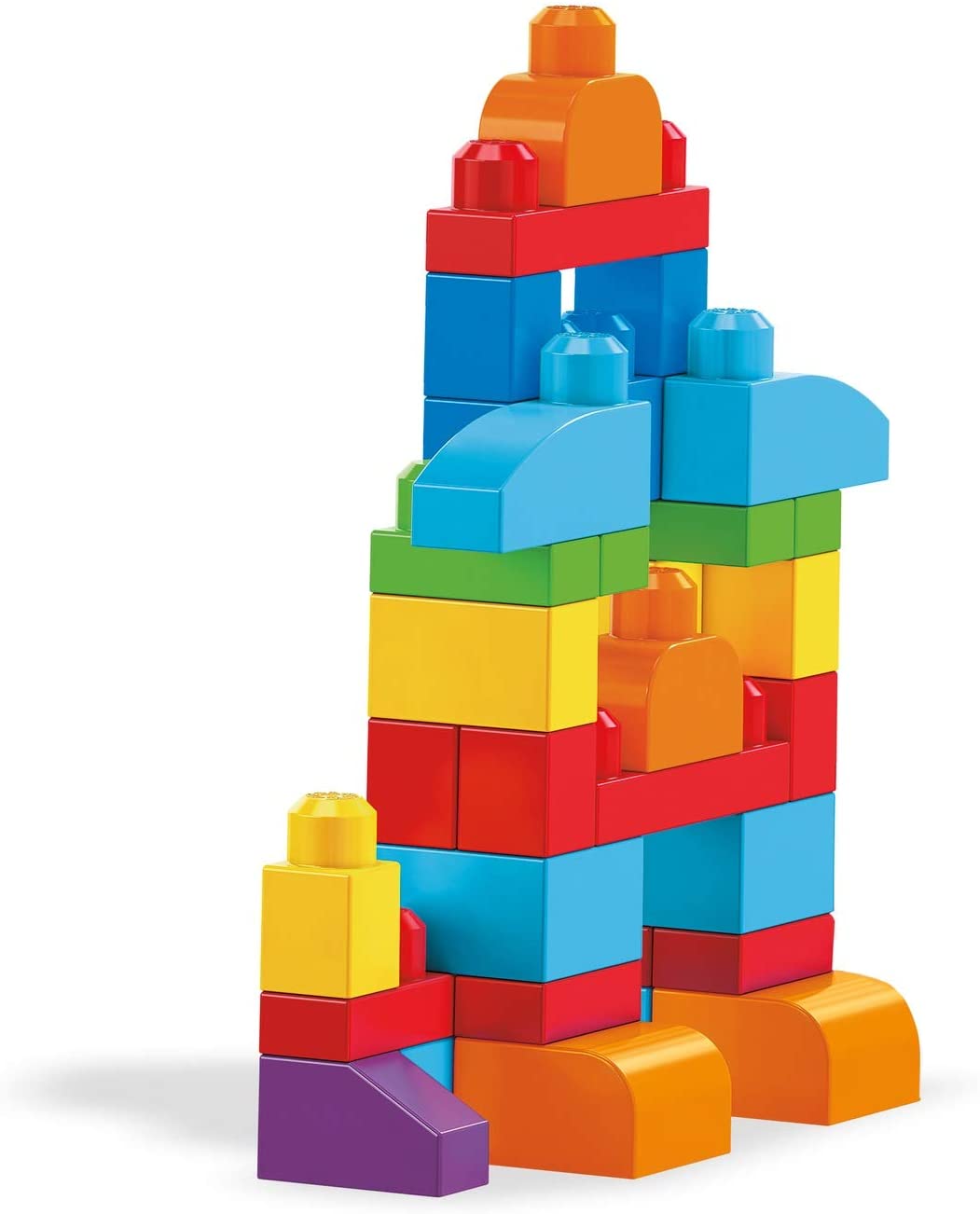 Mega Bloks DCH55 Grand sac de construction, bleu 60 pièces