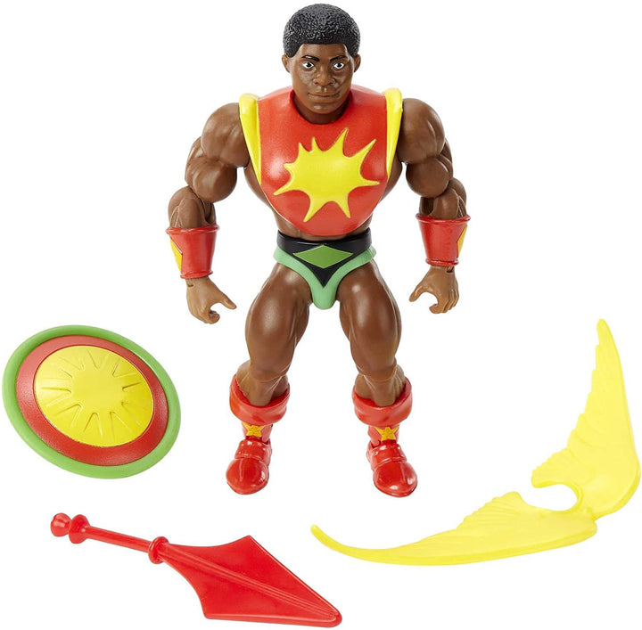 Masters of the Universe Origins Sun-Man Actionfigur Kampffiguren für Storyte