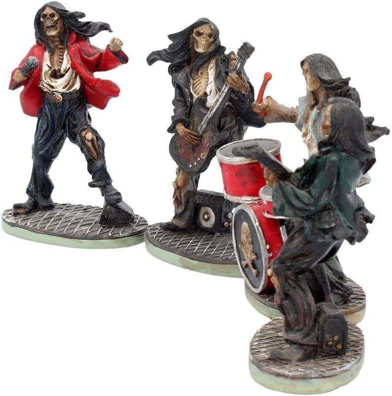 Nemesis Now NEM3962 Eine verdammt gute Band! (Vierer-Set) Figur 10 cm Elfenbein