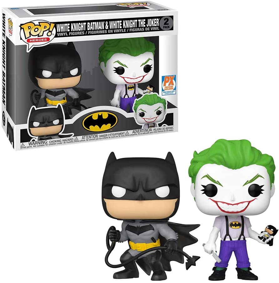Funko Pop! Vinyl DC Comics - Batman & Joker White Knight Exclusive Set (56117) 3