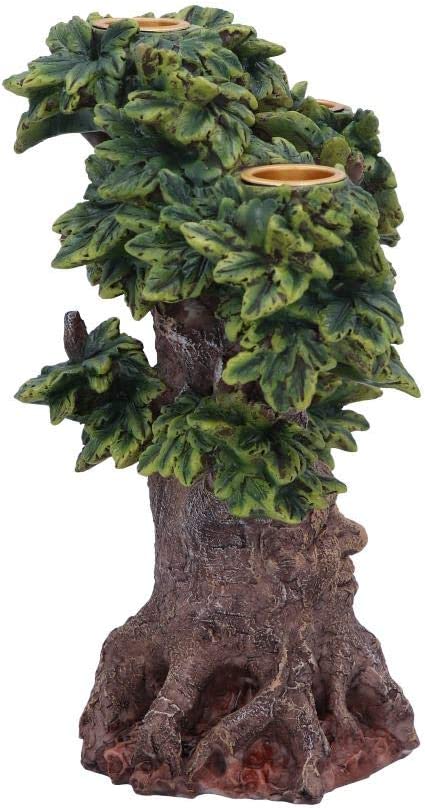 Nemesis Now U4925R0 Forest Flame Tree Spirit Man Candle Holder Ornament, Brown a