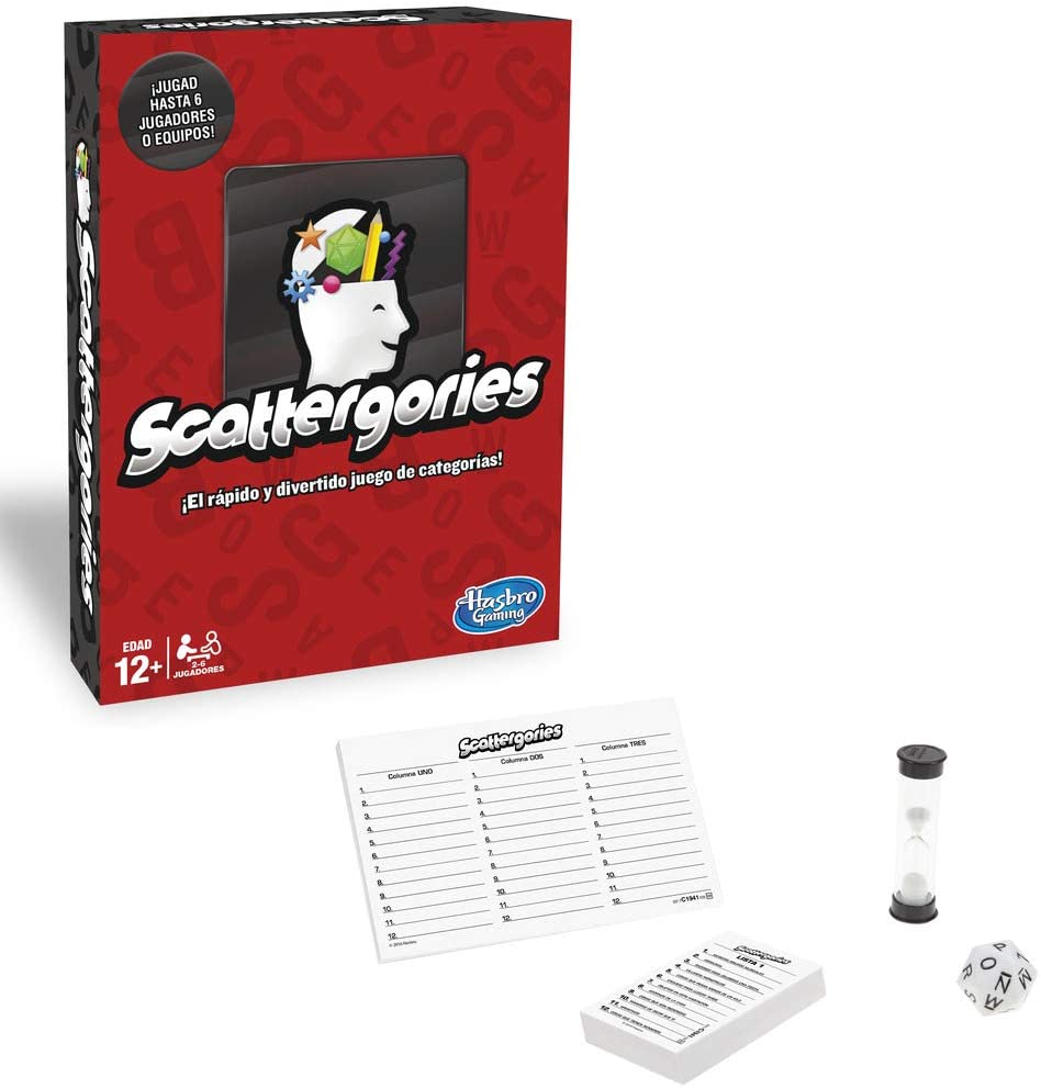 Hasbro Gaming Scattergories Spanische Version mehrfarbig