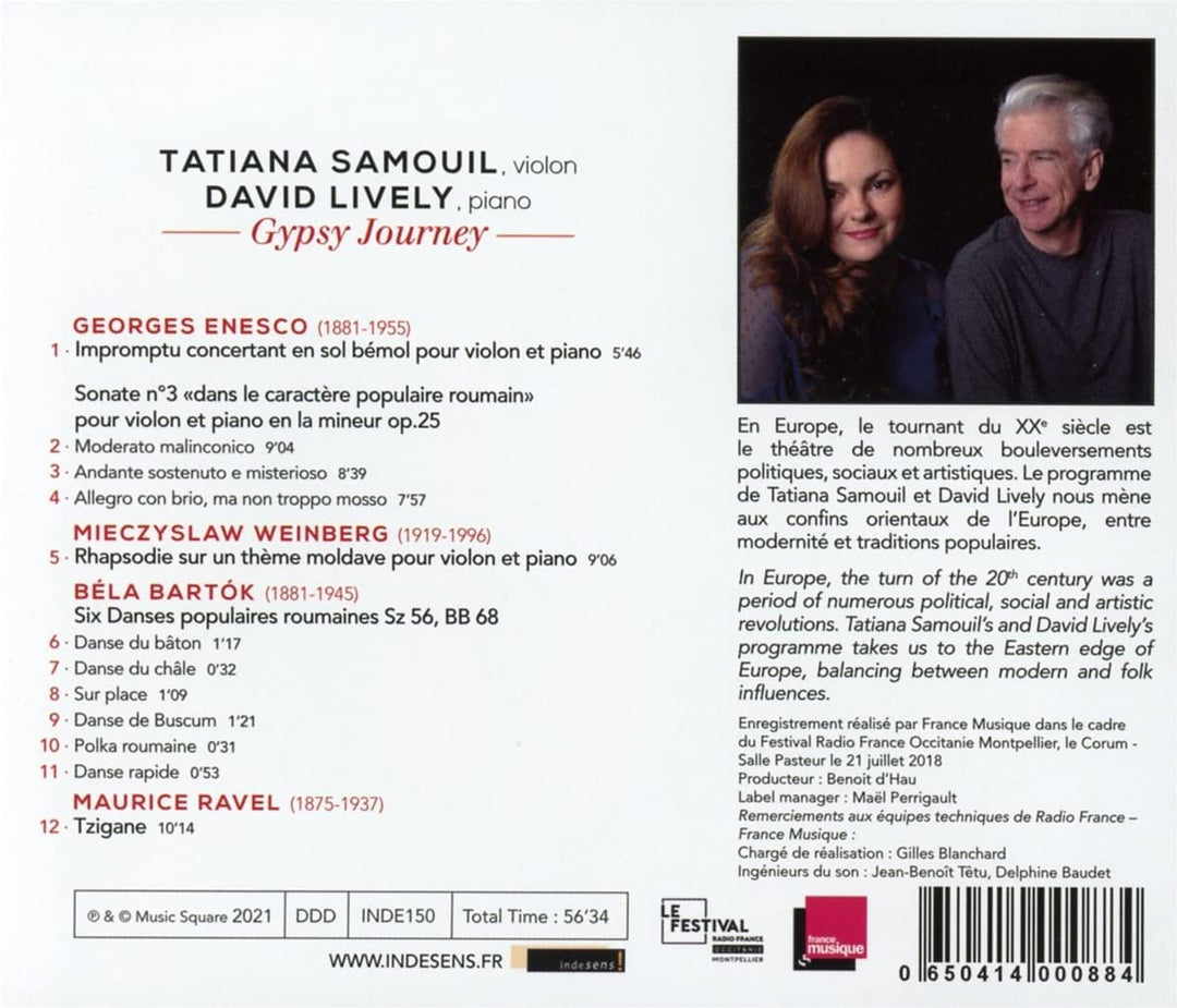 Tatiana Samouil & David Lively - Gypsy Journey [Audio CD]