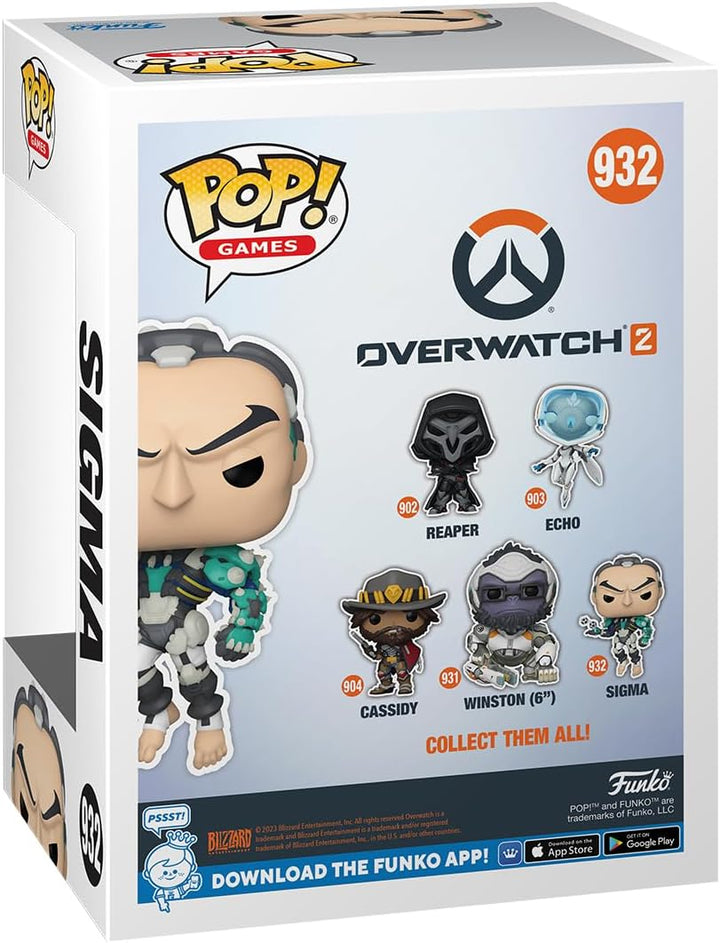 Funko POP! Spiele: OverWatch 2 Sigma – Overwatch 2 – Vinyl-Sammelfigur – G
