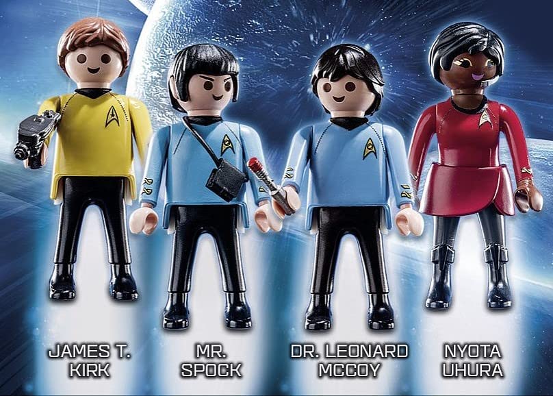 PLAYMOBIL Star Trek 71155 Star Trek Figure Set, 4 Collectible Figures for Star T