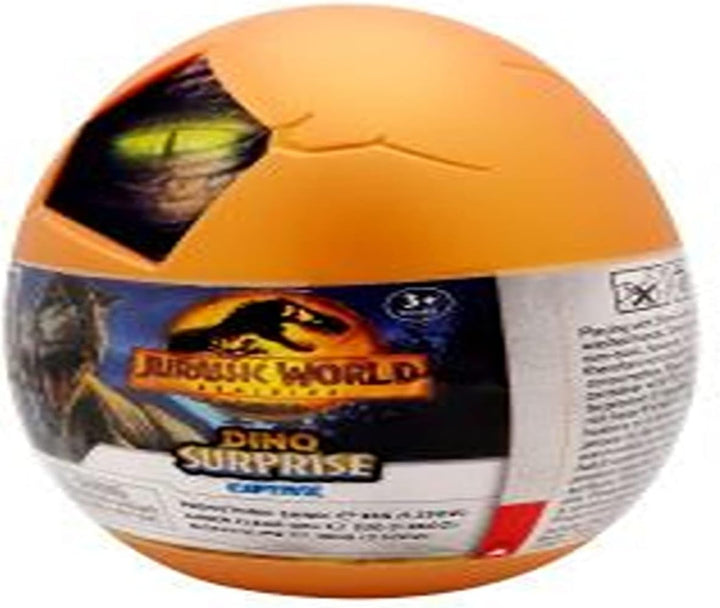 JURASSIC WORLD CAPTIVZ DOMINION SURPRISE EGG. DOMINION MOVIE EXCLUSIVE SUPER SIZED POP N LOCK DINOS