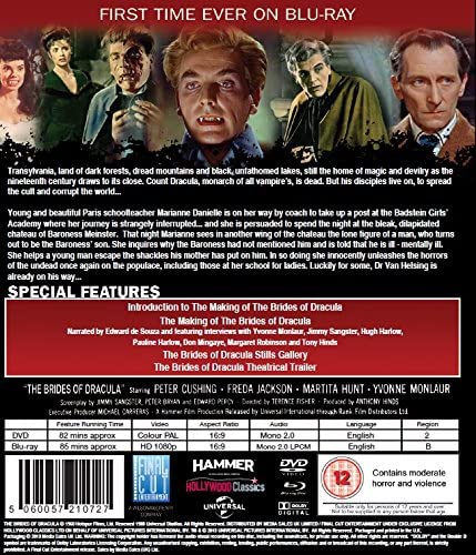 Die Bräute des Dracula [1960] [2013] – Horror [Blu-ray]